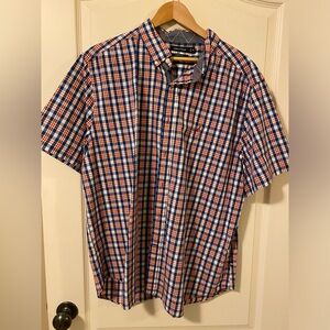 EUC Nautica Men’s Short Sleeve Dress Shirt Size XXL